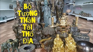 Thần Tài Thổ Địa Mạ Vàng _ Bàn Ủi 1908 _ Tượng Bà Chúa Xứ _ Lư Đào. Trưa 24/7#đồcổ #đồxưa #đồcũ