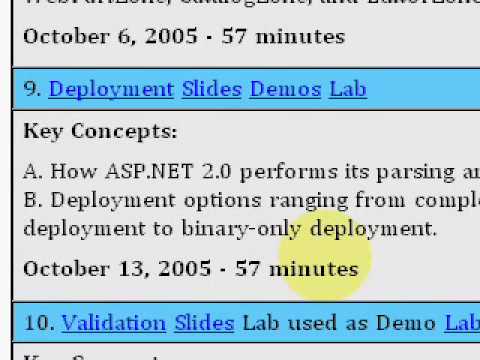 ASPNET Essential 09 Deployment Video Tutorial
