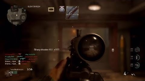 Insane Cross Map Noscope On COD WW2