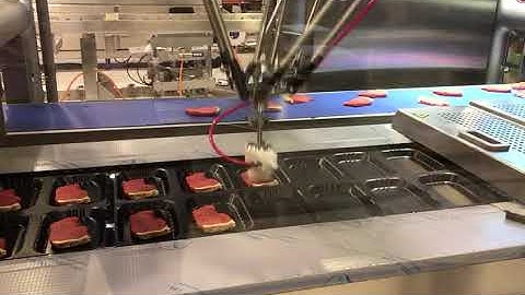 Hygienic Thermoformer Loading with Steaks | JLS Automation