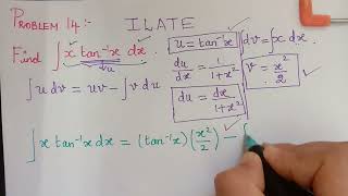integration by parts|| problem 14 || integration