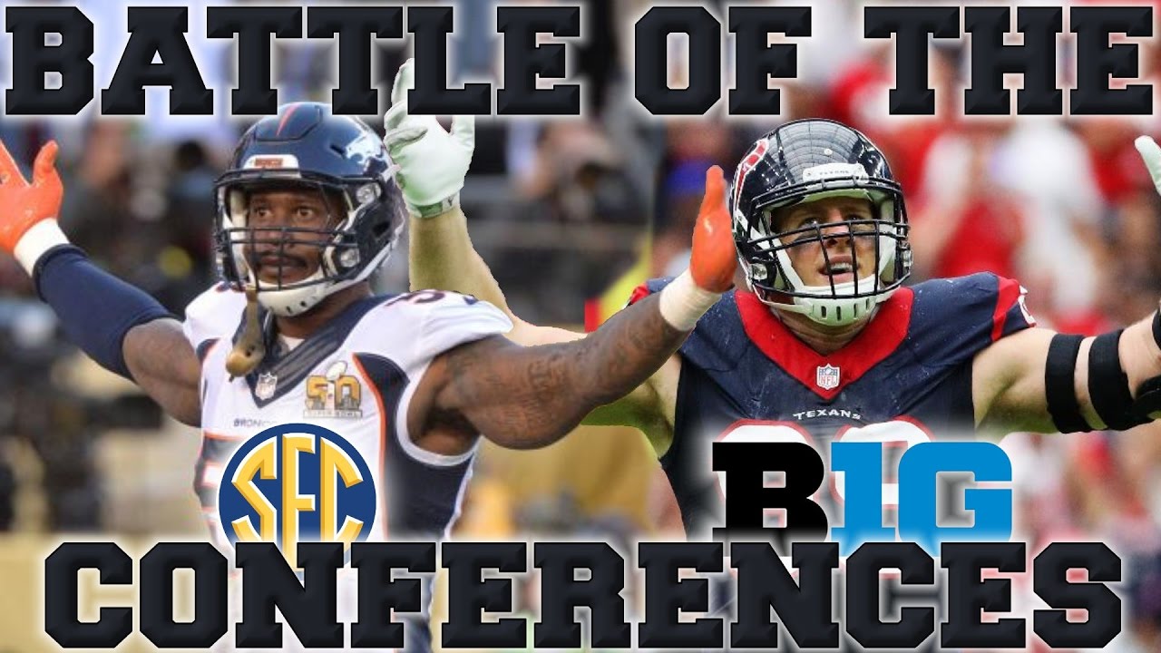 SEC vs Big Ten Which Conference Produces the Best NFL Players? YouTube