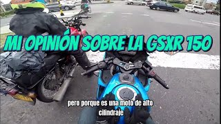 Ya dos años con la GSXR 150. les cuento detalles buena? mala?