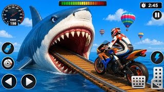 iKame Games : Zego Studio - Racing Superhero Bike Stunt Game 3D - Android Gameplay  screenshot 4