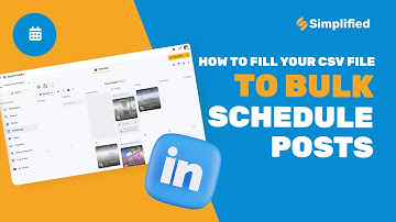 How to fill your CSV file to bulk schedule posts to LinkedIn
