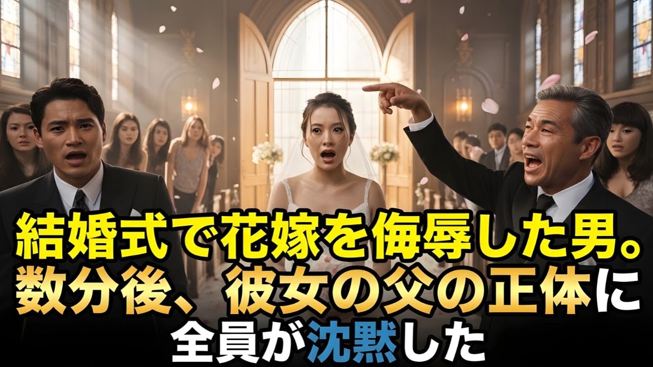 結婚式で花嫁を侮辱した男。数分後、彼女の父の正体に全員が沈黙した