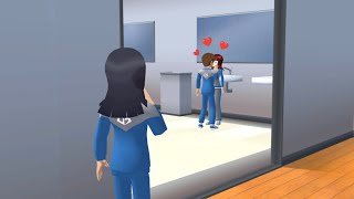 LOCKED AT SCHOOL WITH YUTA AND HATSUKI?😳 || SAKURA SCHOOL SIMULATOR screenshot 1