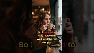 A Cozy Rainy Caf Story In Past Tense  English Grammar Storytelling  Micd Up English