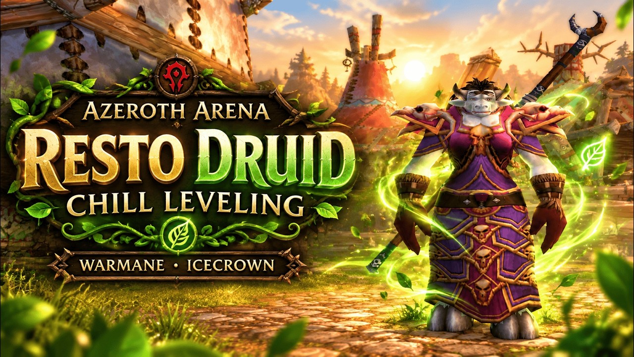 World of Warcraft: WotLK – Resto Druid Chill Leveling | Warmane ...