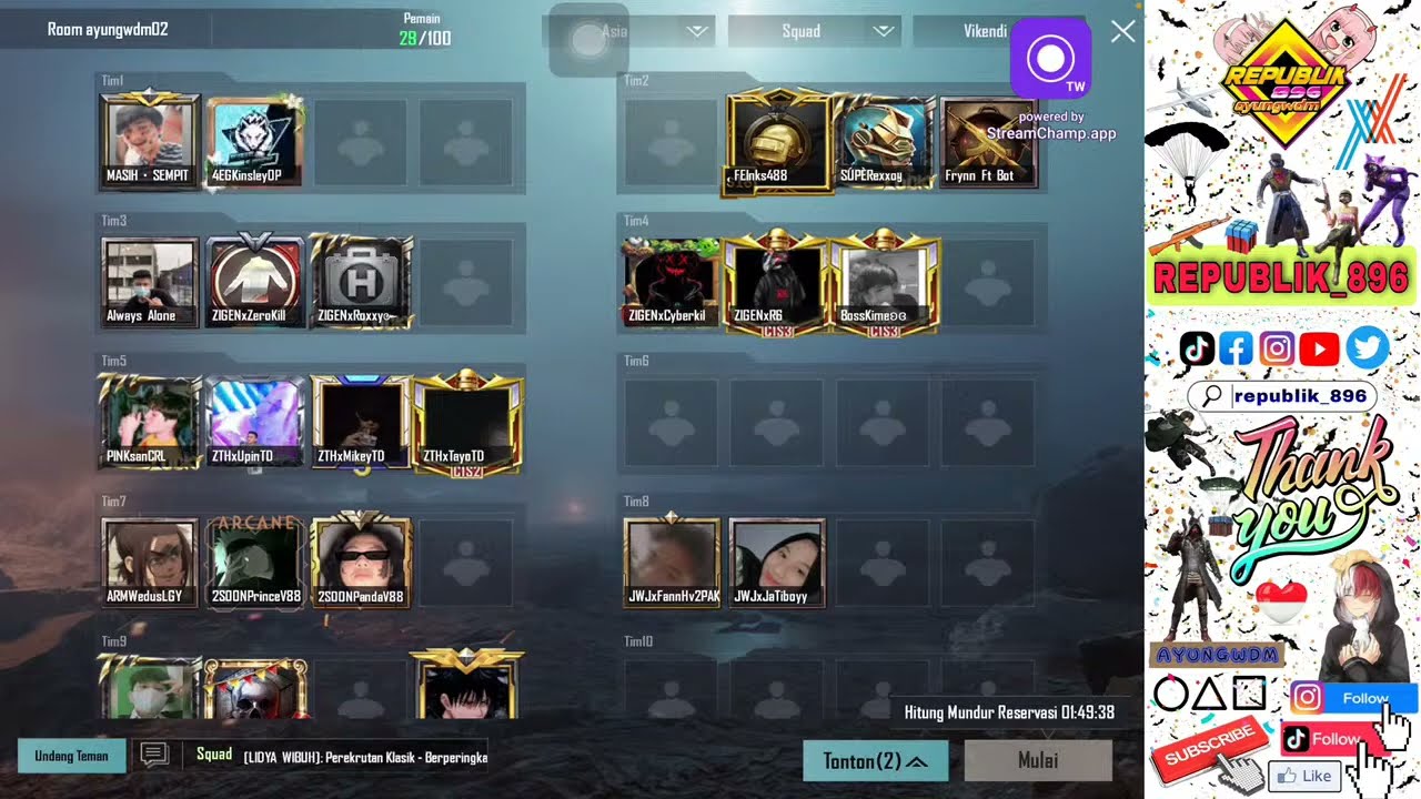 🔴COLLAB 6CATS X ZIGEN eSports LIVE SCRIM PUBGM INDONESIA