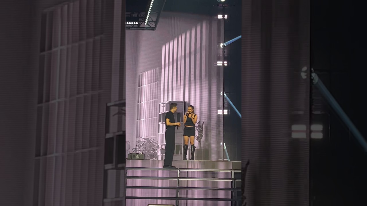 Axel, Maëlle et Candice sur « L’effet de masse » à Bercy pour le 