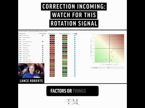 Video Correction Incoming: Watch for This Rotation Signal | Lance Roberts