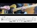 [TAB譜] BYE BYE(SHISHAMO) Guitar riff [ギター]