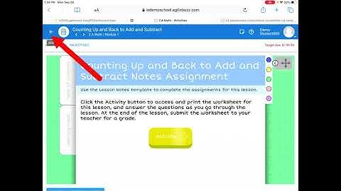 Edgenuity on the iPad: Turn in Work from Notability