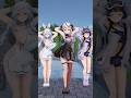 [Hololive × Nijisanji] 검은 드레스 귀여워 | PekoMama, Tsukino, Chloe [MMD]