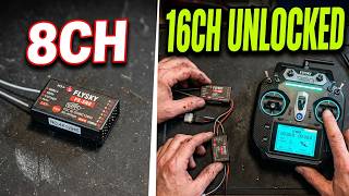 Flysky FS SR8 firmware update and dual rx to use 16ch on ST16.