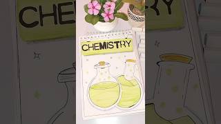 👉 Aesthetic Chemistry Front Page Design 🧪✨#chemistry  #frontpagedesign #StudyTips