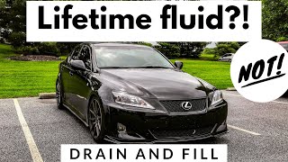 Changing My Transmission Fluid! - Lexus IS 350