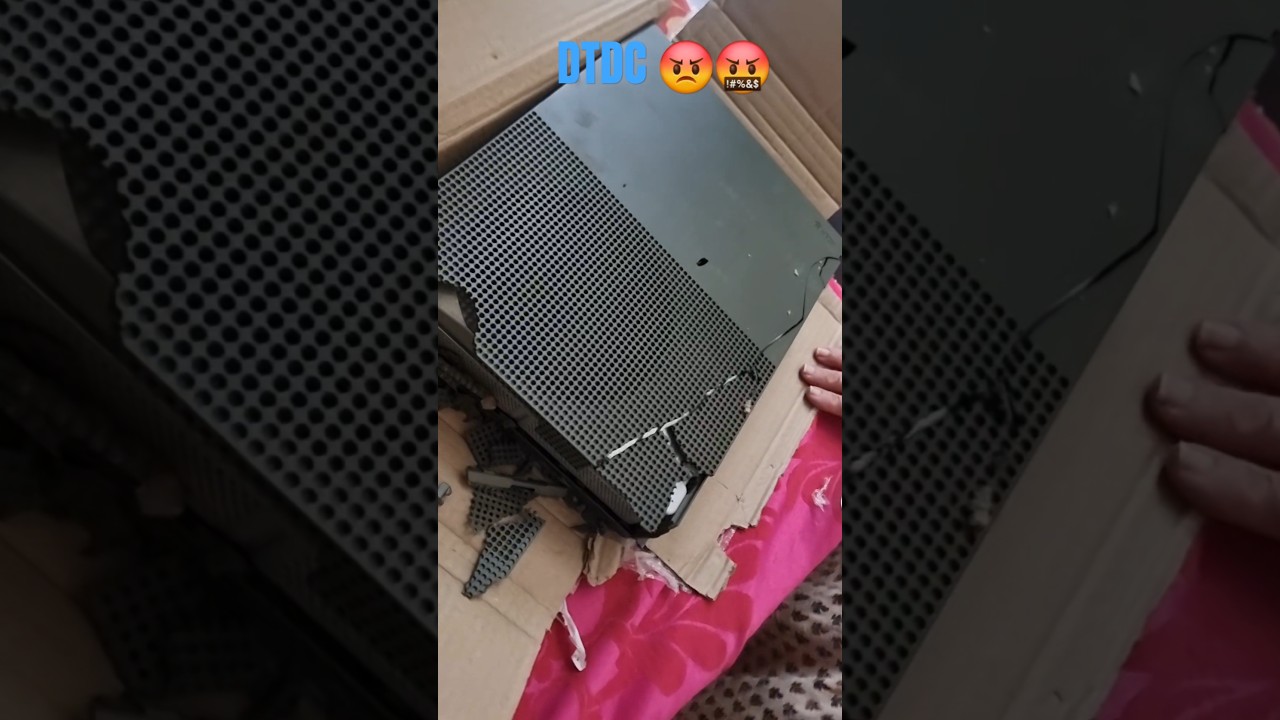 DTDC Courier Service Broken My Parcel 🤬😡#DTDC #gaming #xboxones #xbox #hate #broken #tecnogamerz