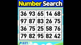 Number Search #837 Time gone never returns.【Match | brain game | puzzle 】 screenshot 1