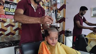 Cute Boy Hair Cut Video Pura Kat Dete Hai Uncle Haircut Funny Video Kids Funn