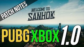PUBG Xbox 1.0 Patch Notes (Full Update Details)