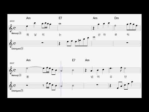 비내리는 고모령 현인 앨토색소폰 이명수 170202