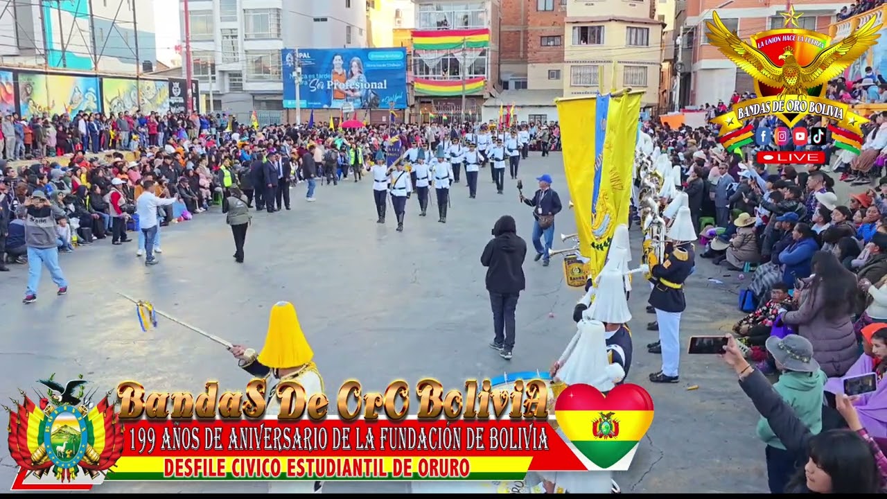 Colegio Nacional Antonio Jose de Sainz - Desfile Civico 5 de Agosto de 2024