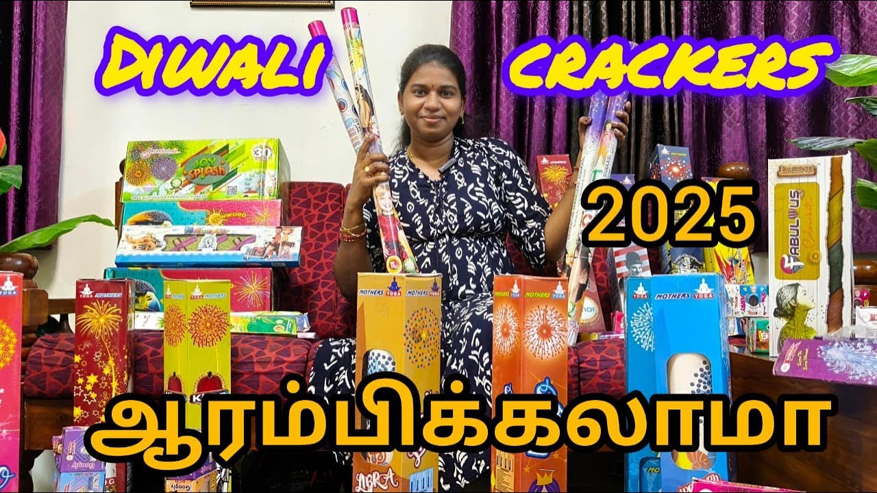 Sivakasi crackers 2025🔥Sivakasi crackers box unboxing Arambikalama | Life Of Pavi