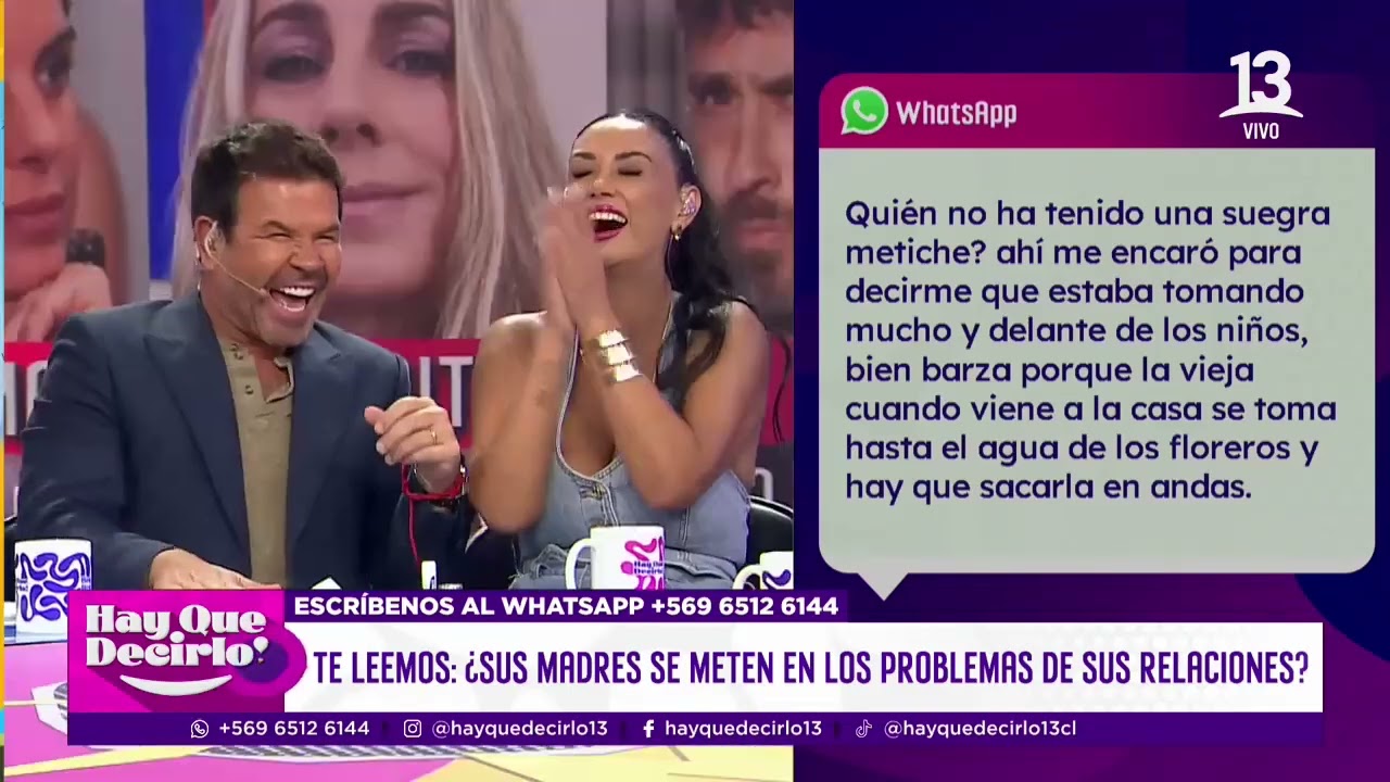 ¿Tu madre ha intervenido en un problema con una pareja tuya? | Hay Que Decirlo | Canal 13