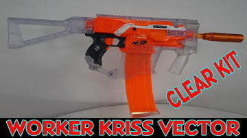 KRISS VECTOR MOD CLEAR KIT FOR NERF STRYFE FROM WORKER [deutsch/german]
