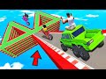 SHINCHAN AND FRANKLIN FOUND A SECRET ROAD TO SPACE ROAD PARKOUR CHALLENGE GTA 5 GAMEPLAY 