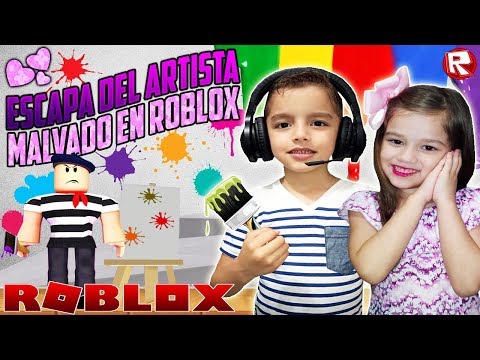 El Artista Malvado En Roblox Escape The Art Store Obby Juegos Roblox Para Ninos Youtube - el artista malvado en roblox escape the art store obby juegos roblox karim juega