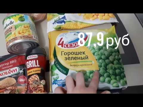 Покупки продуктов на неделю (на 4600 руб)/ Февраль 2020