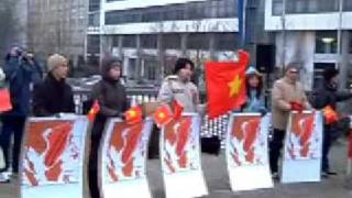 Protest against China (Berlin , Jan 10th 2009)