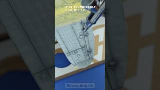 P-47 belly camo preshading and painting
