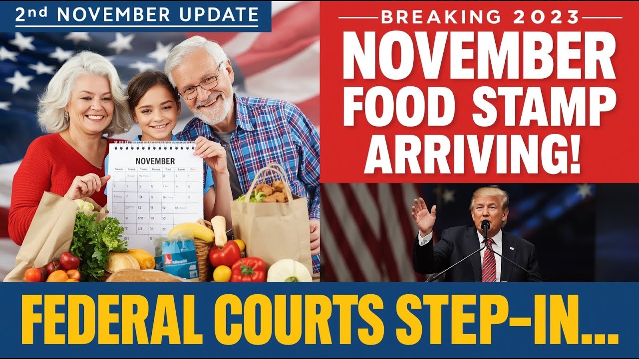 Attention: November Food Stamp Payment Schedule Just Released |Senior Alert News USA