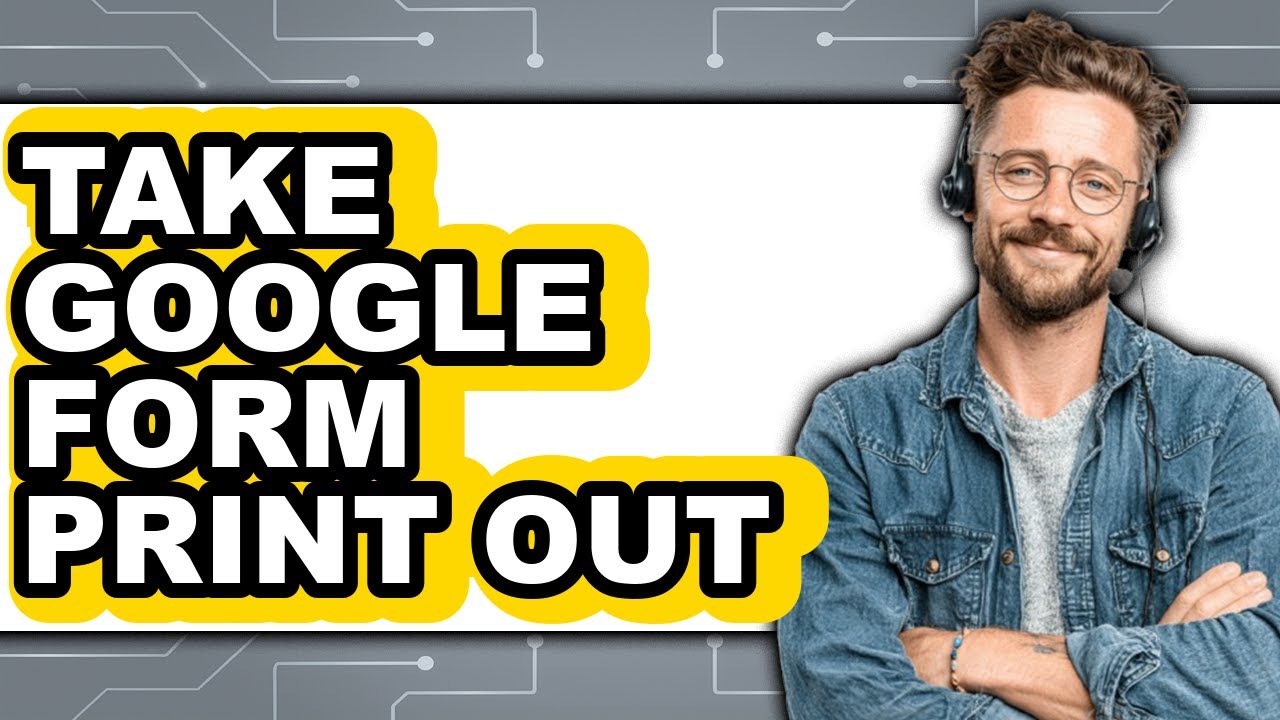How to Take Google Form Print Out - Step by Step - YouTube