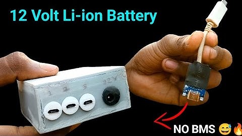 How To Make 12 Volt Battery At Home | NO BMS | Technology Idea 💡