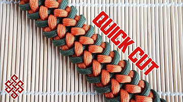 How to Make the Modified Turbine Blades Paracord Bracelet Tutorial Quick Cut