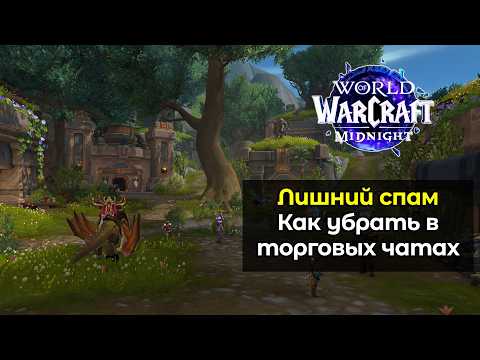 How to Remove Unwanted Spam in Trade Chats | World of Warcraft: MidNight 12.1