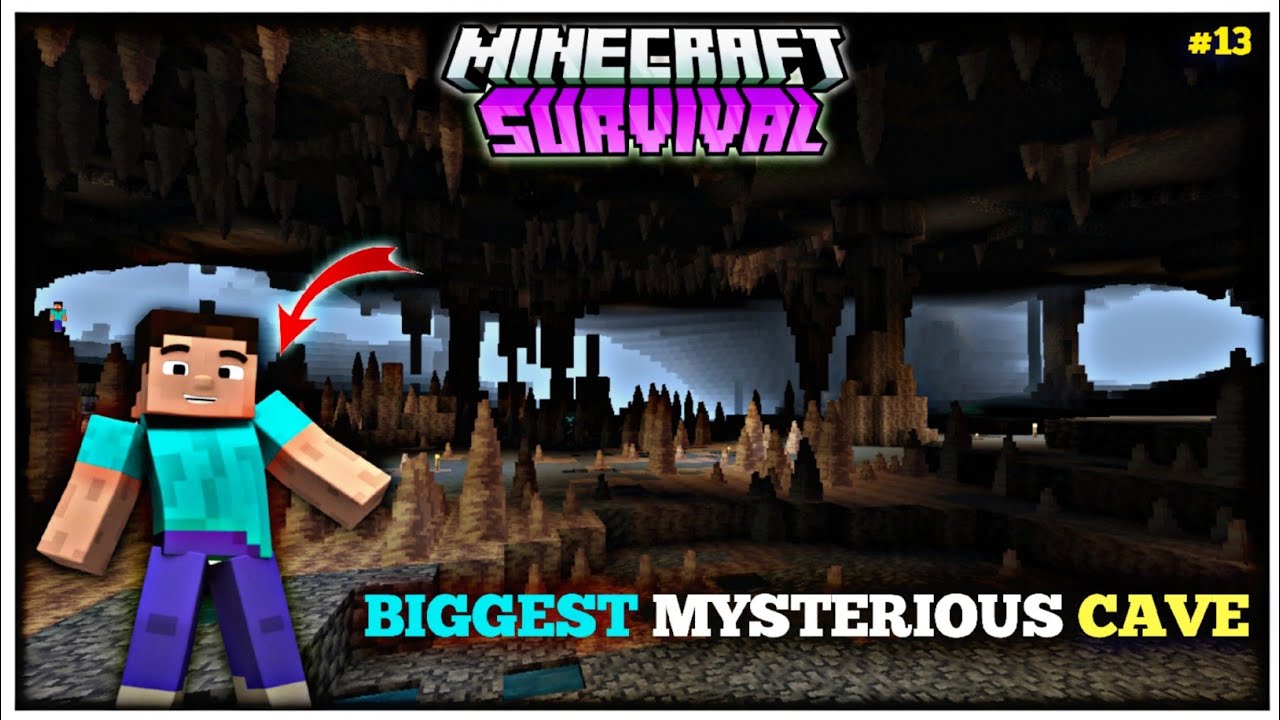 I Found The Biggest Cave in Minecraft Survival | EP13 - YouTube