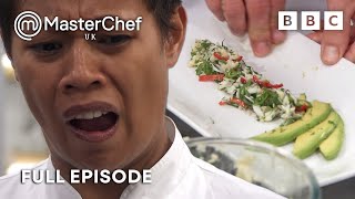 Monica Galetti's Crab Salad Challenge: The Professionals | Full Episode | S04 EP03 | MasterChef UK