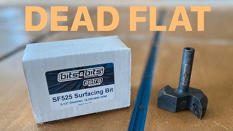 The BEST Surfacing Bit For Your CNC And Router Sled!