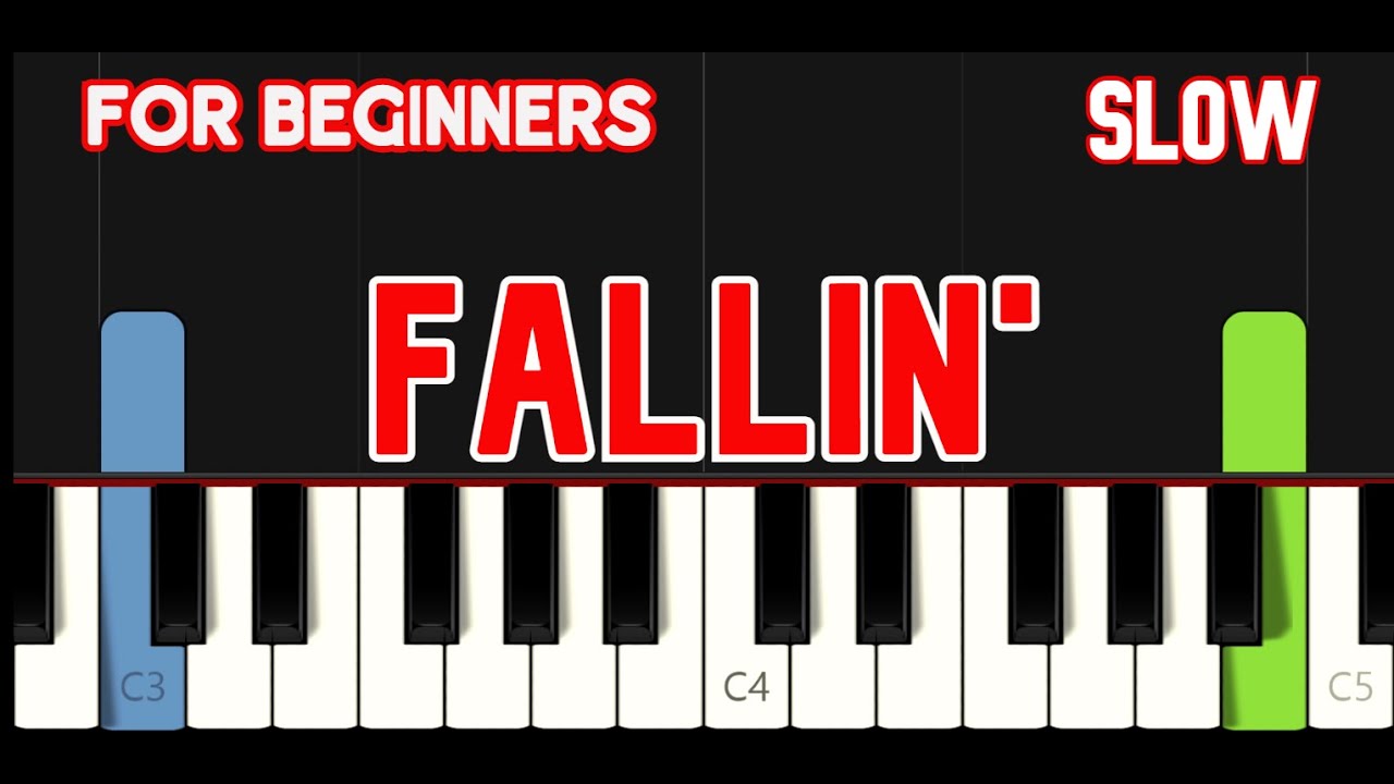FALLIN' [ HD ] - ALICIA KEYS | EASY PIANO - YouTube