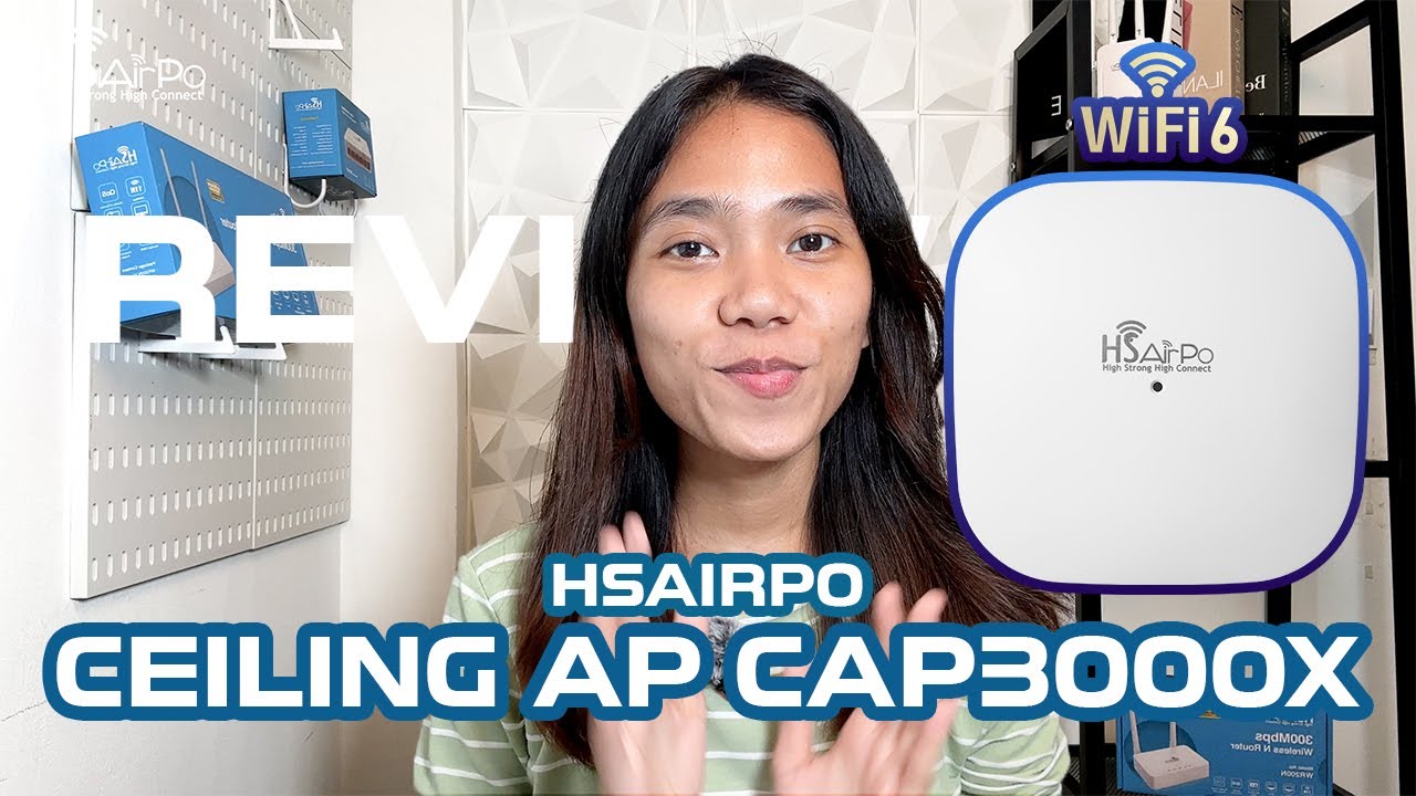 Hsairpo Ceiling Router Review Ceiling AP HSAirpo CAP3000X - YouTube