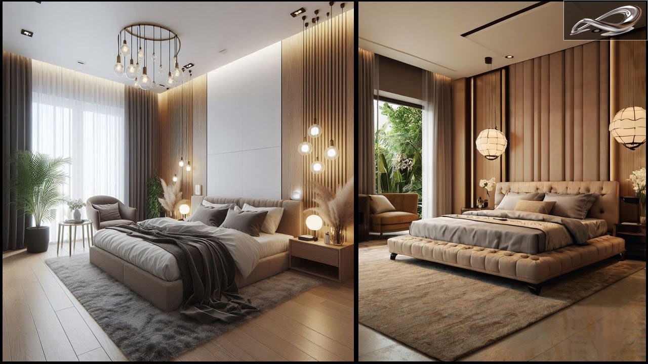 Bedroom Wall Paneling Ideas 2024 | Bedroom Wall Design Ideas | Bedroom Back Wall Design | I.A.S.