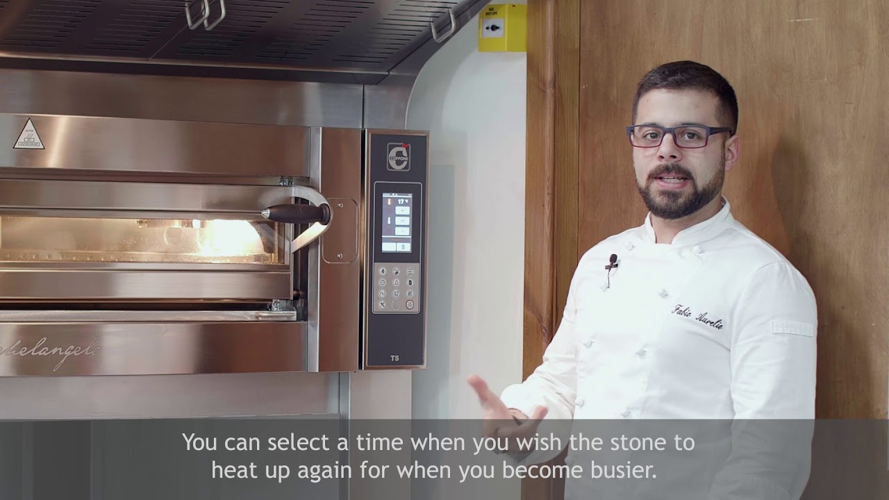 The Cuppone Michelangelo Oven With Touch Screen - YouTube