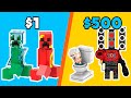 LEGO МИНИФИГУРКИ за 1$ VS 500$