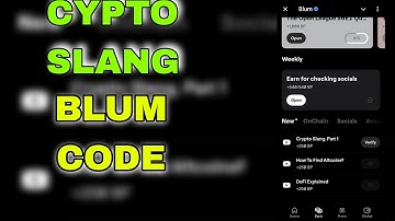 Cypto slang blum Code today 24 October